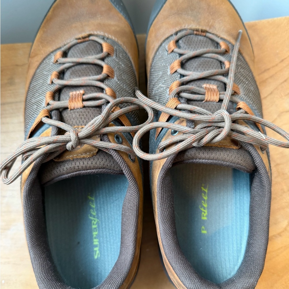 Merrell Men's Zion Brown Leather Trail Shoes Vibram Size 12 EUC - Picture 8 of 9